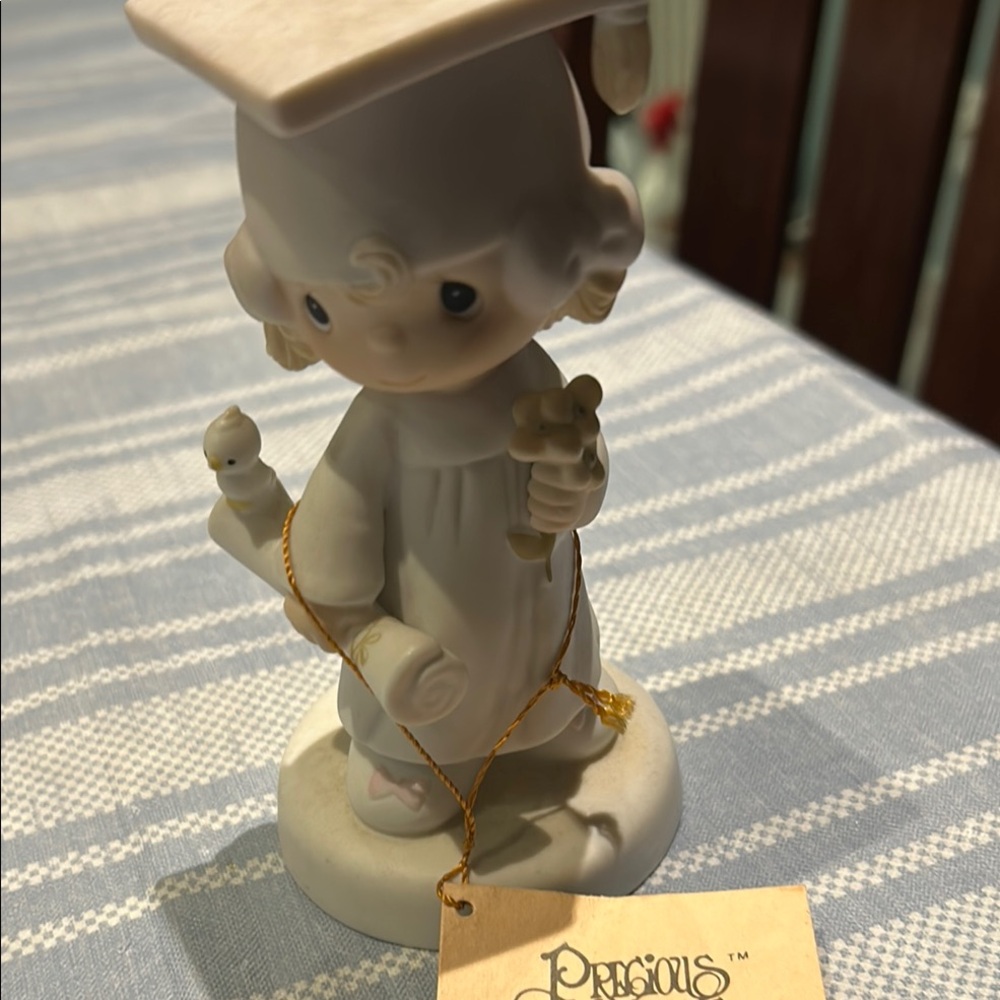 Precious Moments Cream Graduation Figurine